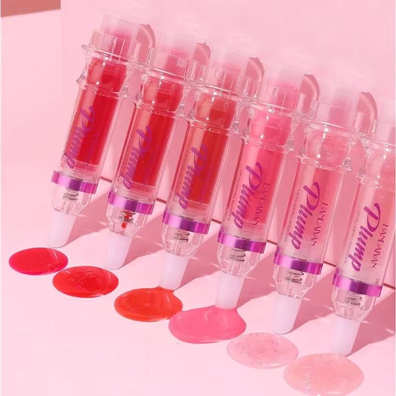 PLUMP POUT Увеличивающий объем губ блеск-бустер для более полных, блестящих губ