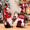 Knit Christmas Gnome Elves Decorations Cloth Gnome Plush Doll Faceless Plush Doll Party Supplies