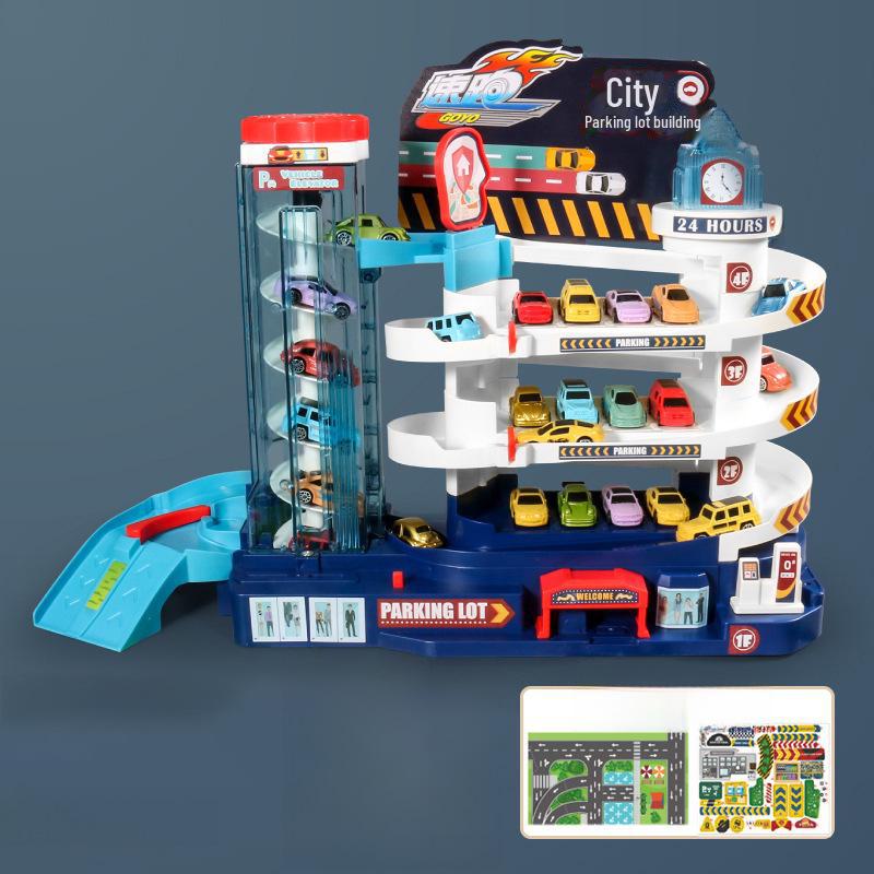 Детский трек для приключений на машине с подсветкой и музыкой - образовательный подарок