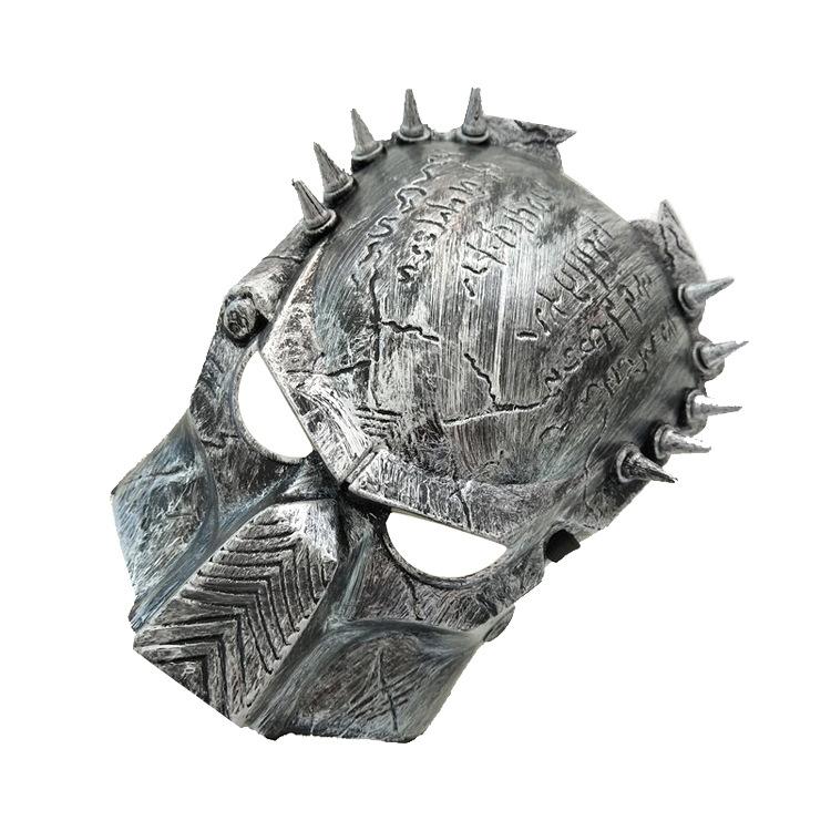 Маска Хищника Хэллоуин Маска Ужаса Маска Одинокого Волка Заклепка Snap Железная Маска Аниме Стимпанк Косплей Маска Киборга Маска Хищника