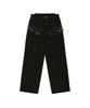ADSB ANDERSSON BELL Double Waistband Wide-Leg Trousers Apa872M(Black)
