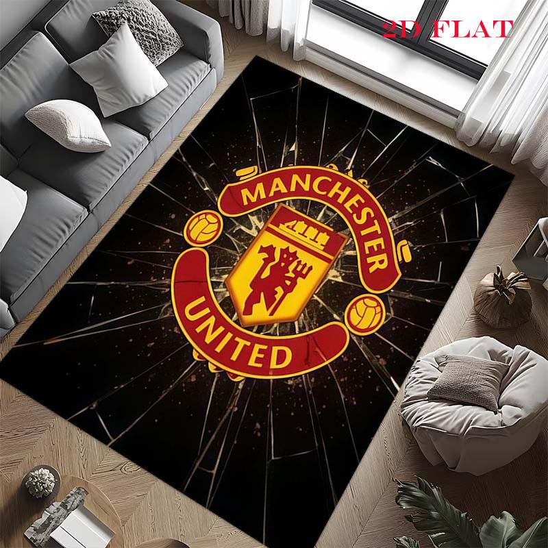 Ковер Man Utd для гостиной, спальни, дома, украшение дивана, нескользящий коврик для детских игр