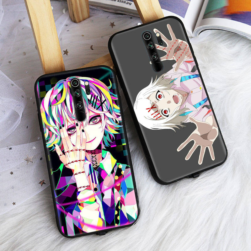 Черный чехол для Xiaomi Poco X6 X4 M5 M6 F5 F6 C65 C55 C50 C51 C40 Pro Redmi 14C A3X 13C 12C 11T 10A 9C Note 7 6 8A Plus W-57 Tokyo Ghoul Juuzou