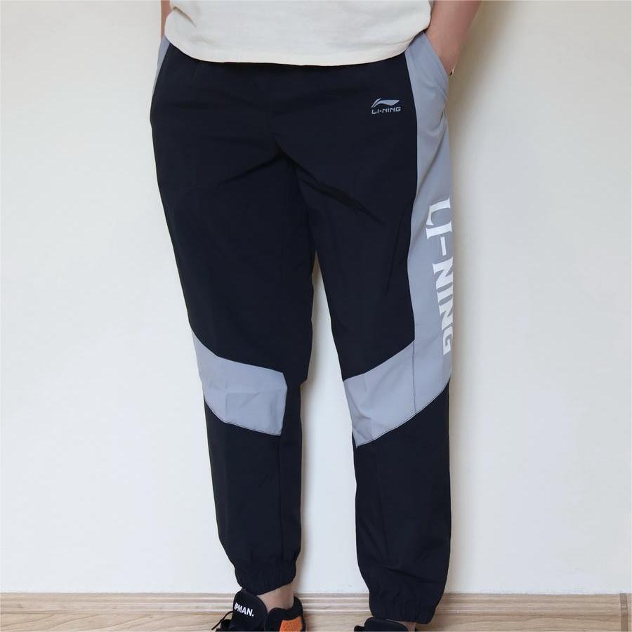 Li Ning Спортивная коллекция Повседневные брюки Мужские Черные AYKT083-3