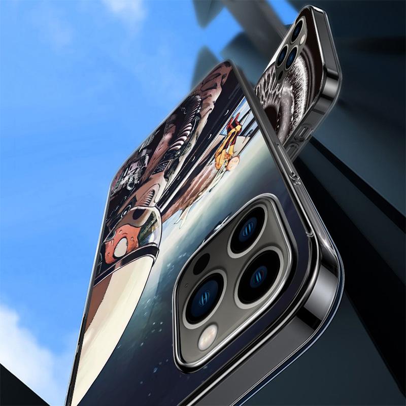 Чехол для телефона с аниме One-Punch Man для iPhone 17 Air 16 Pro Max 16E 15 + 14 Plus 11 12 13 Mini 7 8 SE Подарок Печатная крышка Fundas 17 Air
