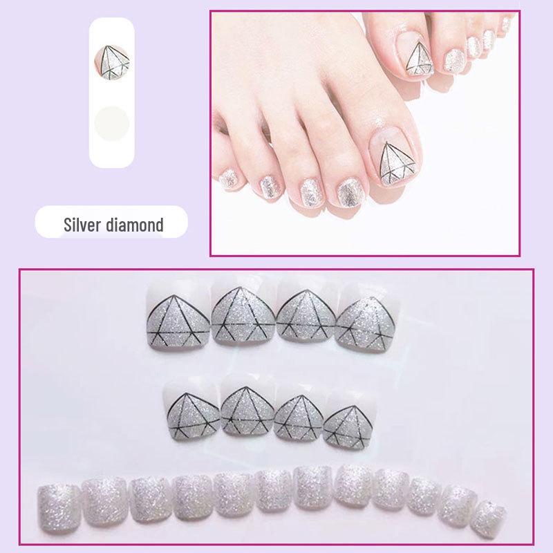 Press-On Toenail Art: Finished Nail Pieces and Wearable Patches