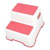 Children Step Stool Plastic 2 Levels Non Slip Thickened Toddler Step Stool for Handwashing