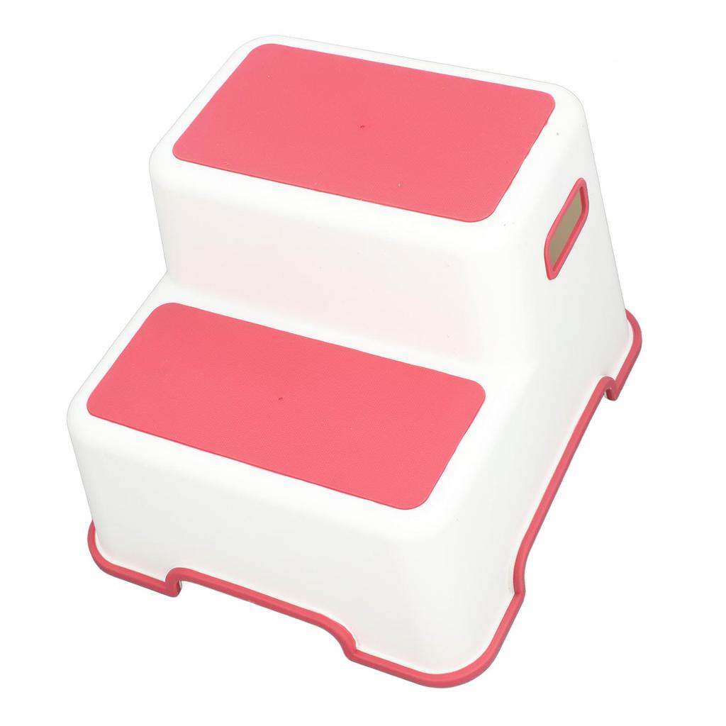 Children Step Stool Plastic 2 Levels Non Slip Thickened Toddler Step Stool for Handwashing