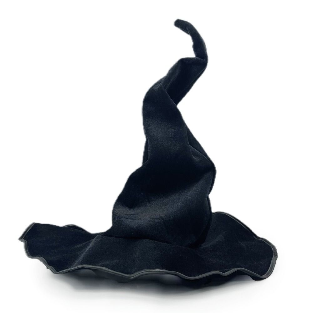 Барокко Барокко Шляпа Ведьмы Бархатная Ткань Колпак Волшебника Портативная Хэллоуинская Шляпа Ведьмы Ночной Клуб