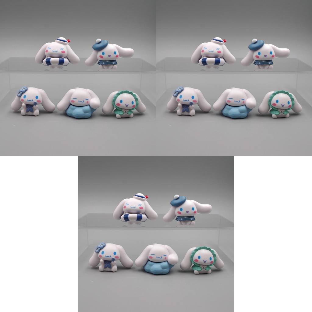 Милая фигурка Cinnamoroll Sanrio, игрушка-надувной круг, игровой набор для DIY украшения торта