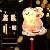 Luminous Mid-Autumn Festival Lantern Cartoon Lantern DIY Material Package Rabbit Lanterns  Chidlren