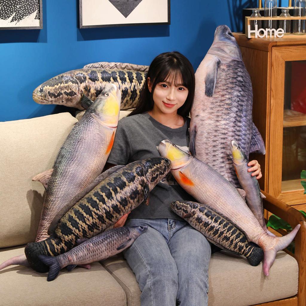 Симуляция сельди черной рыбы кукла плюшевая игрушка рыба кукла домашняя подушка мальчик успокаивающая кукла