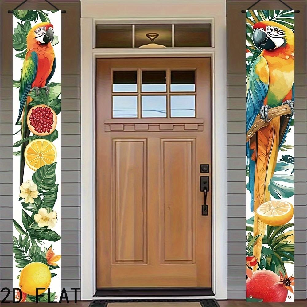 Horizontal Chinese Couplets Porch Banner 12x70.8 Inch Spring Festival Valentine Ramadan Outdoor 2pcs