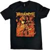 Футболка Megadeth SFSGSW Тональный Глитч Логотип Группы новая Официальная Мужская Черная