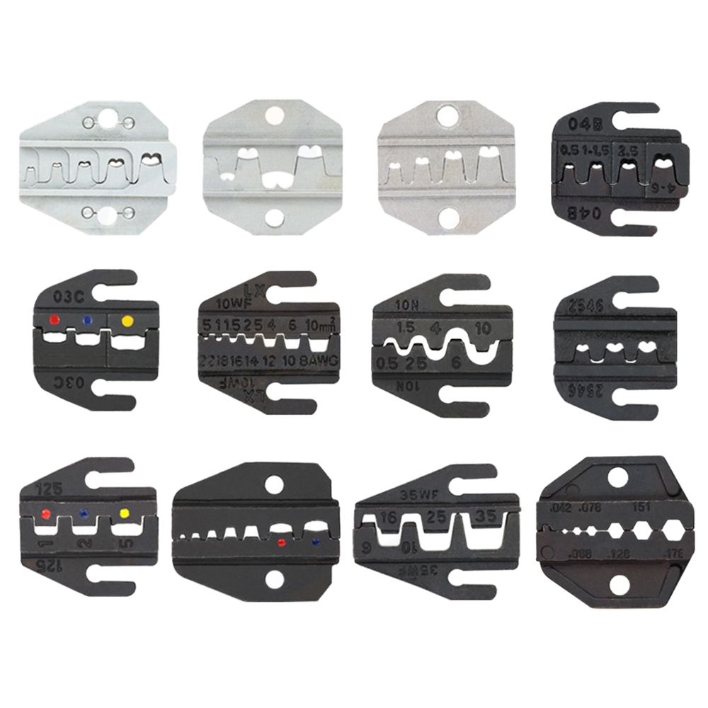 Клещи для обжима клемм для проводов Наборы для обжима зажимов для труб Клещи для обжима Сменная обжимная матрица