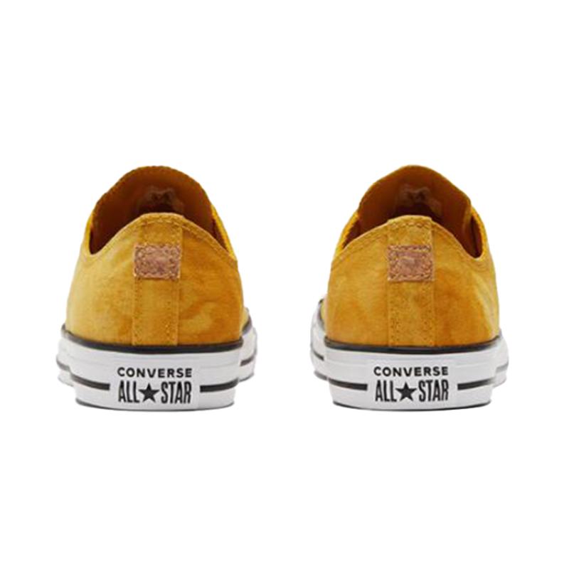 Converse Chuck Taylor All Star Comfortable and Versatile Abrasion Resistant Low Top Canvas Shoes Unisex Ginger Yellow