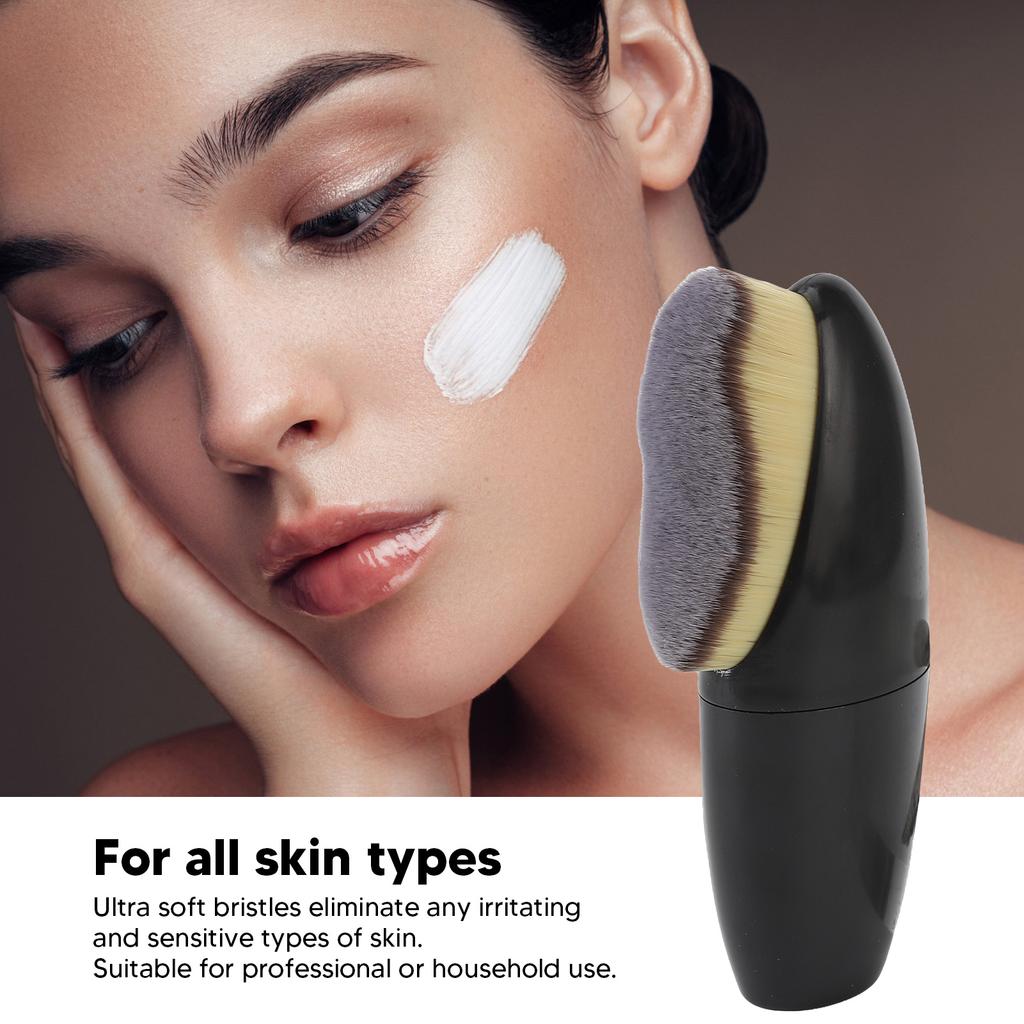 Кисть для загара Ультратонкие мягкие волокна Равномерное нанесение Многофункциональная кисть для макияжа тела для домашнего и дорожного использования