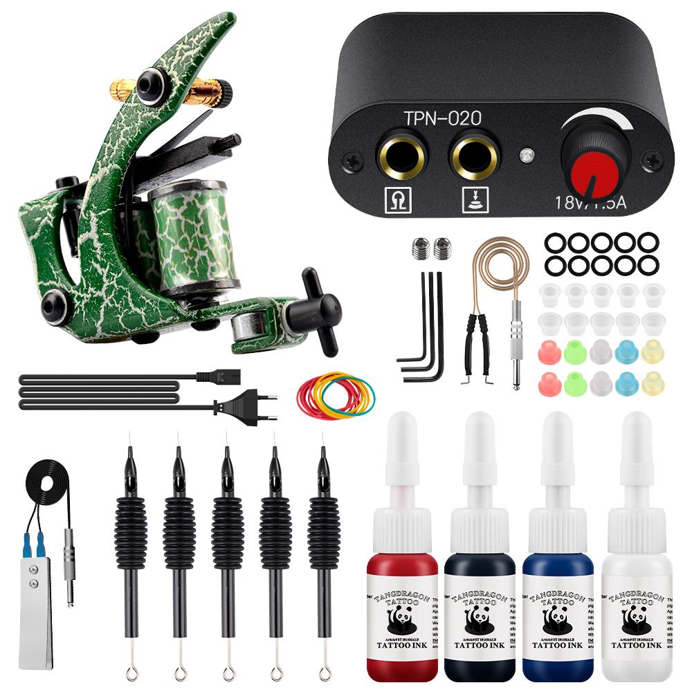 Набор тату-машинок PHOENIXY с иглами питания и чернилами для боди-арта