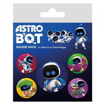 Набор значков Astro Bot (Пакет из 5)