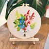 DIY Flower Embroidery Kit Floral Patterns Embroidery Set Home Decor Cross Stitch Set Adults