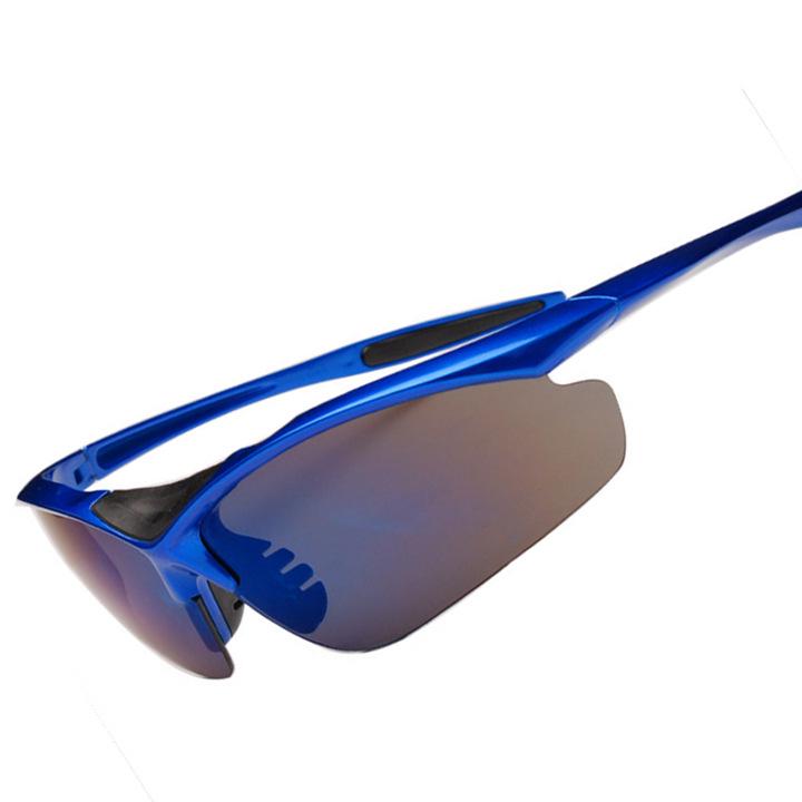 Sports sunglasses, half-frame, for outdoor cycling, fishing, and mountaineering, unisex, shatterproof/0091Single frame