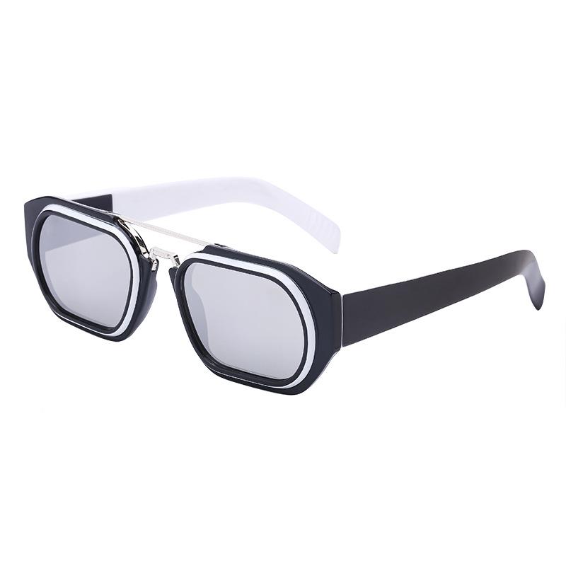 Женские солнцезащитные очки с защитой от солнца, защита от ультрафиолета, модные ретро-квадратные солнцезащитные очки с двойным лучом, мужские очки для вождения, уличной стрельбы