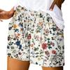 Women's Casual Summer Elastic Beach Shorts Print Casual Shorts