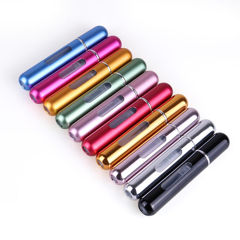 5/8ml Portable Mini Refillable Perfume Bottle with Spray Jar for Travel Scent Pump Empty Cosmetic Containers Atomizer Care Tool