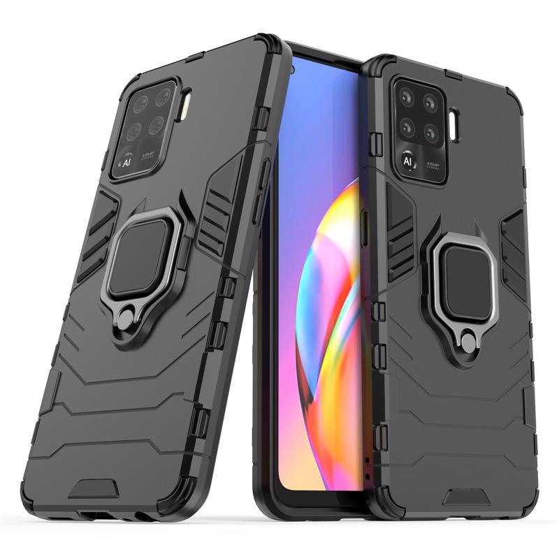 Совместимо с чехлом для телефона OPPO A94 Black Panther, A54 Creative A93 с полным покрытием, A16 со подставкой, A15 противоударный A55 защитный чехол