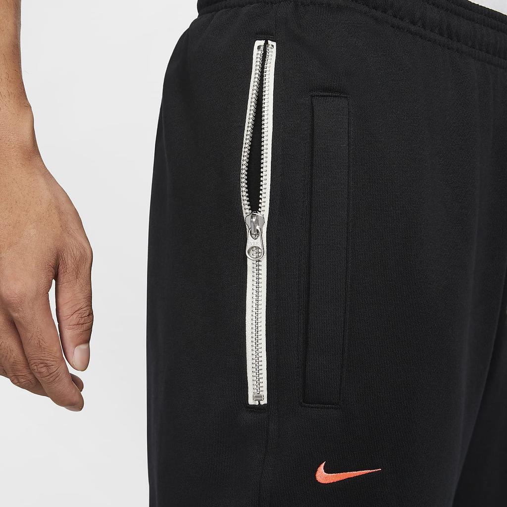 Nike Баскетбольные брюки Standard Issue Dri-Fit Удобные Дышащие Приятные к коже Быстросохнущие Флисовые Мужские брюки Черные HV1844010