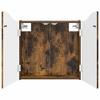 Dartboard Cabinet Smoked Oak 56 x 12 x 63 cm Wood Material