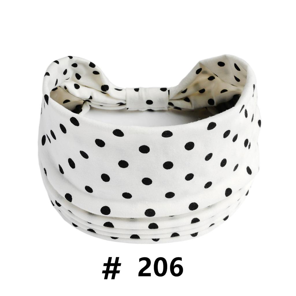 Boho Headbands Wide Knot Hair Scarf Floral Printed Hairband Elastic Turban Headwrap Stretch Head Bands Bandana Fashion Hair Accessories for Women