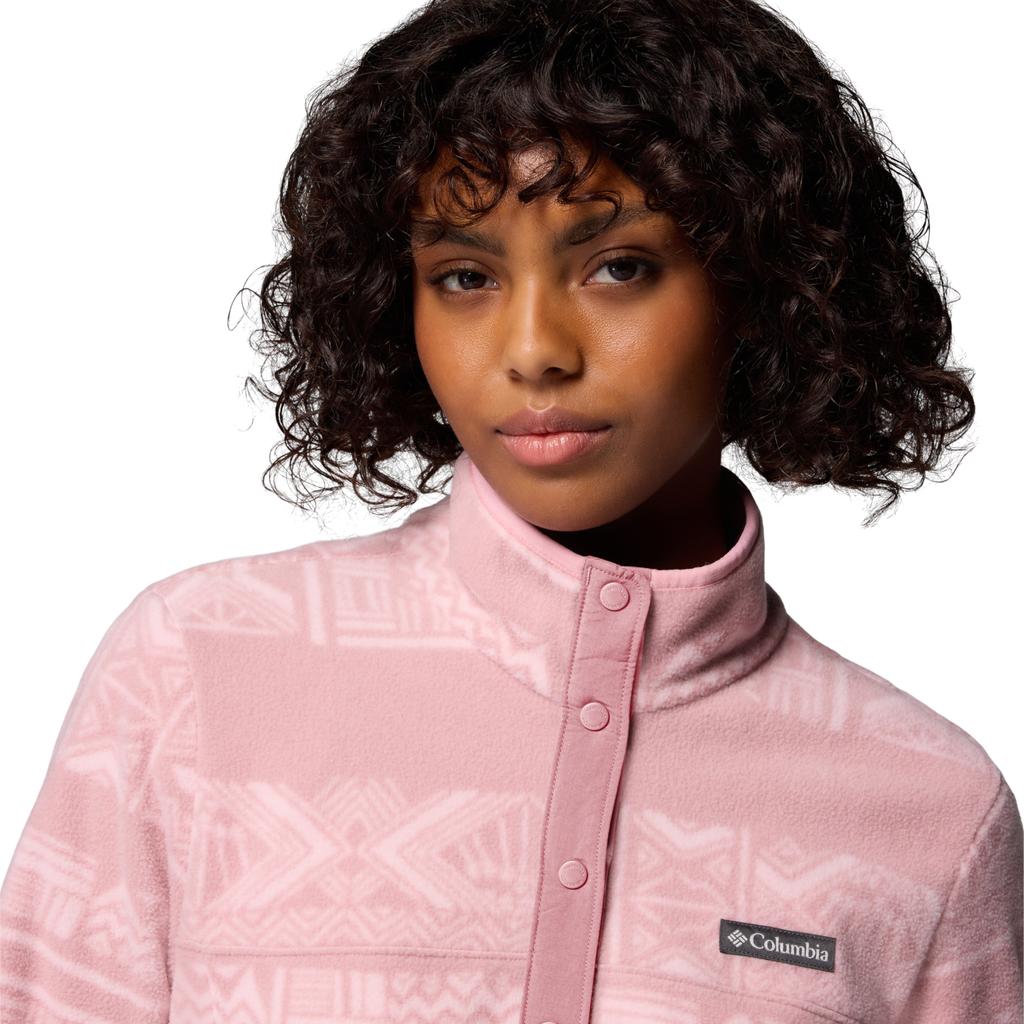 Columbia Benton Springs Full Zip Fleece, Womens Pink Fleece