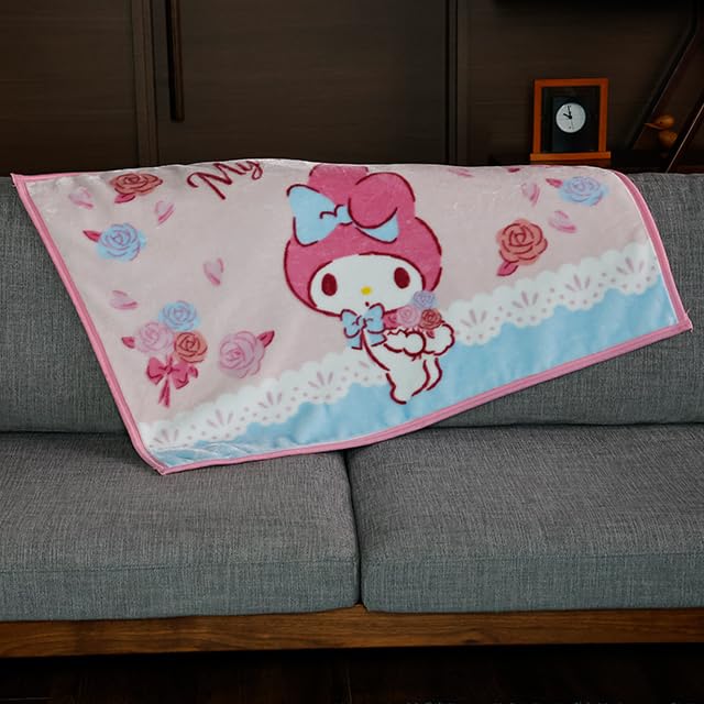 Marushin Sanrio Моя Мелоди Роза 70 см В x 100 см Продукт для Холодной Погоды 3805002400 Плед, Ш, Полиэстер, Милый, Пушистый, Стильный, Защита, Энергосберегающий,