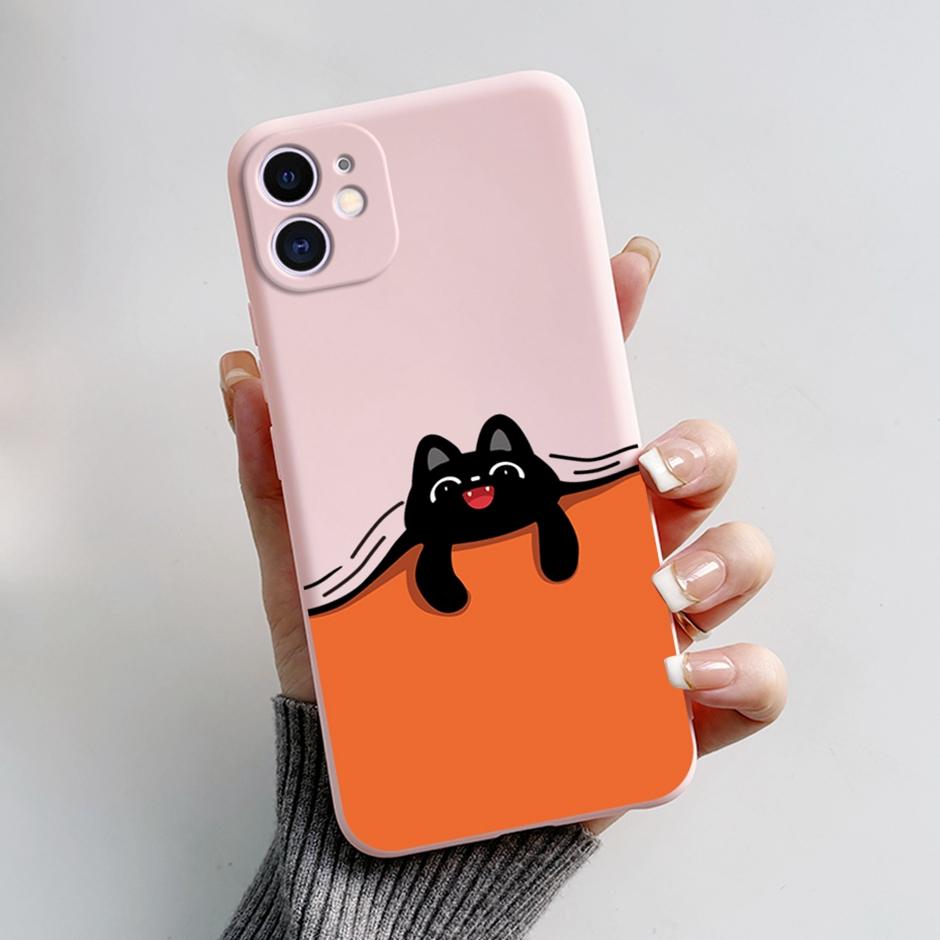 Cartoon Case For iPhone 12 Mini Mobilie Phone Soft Silicone Protective Covers For iPhone 12Mini Shockproof Fashion item Housings