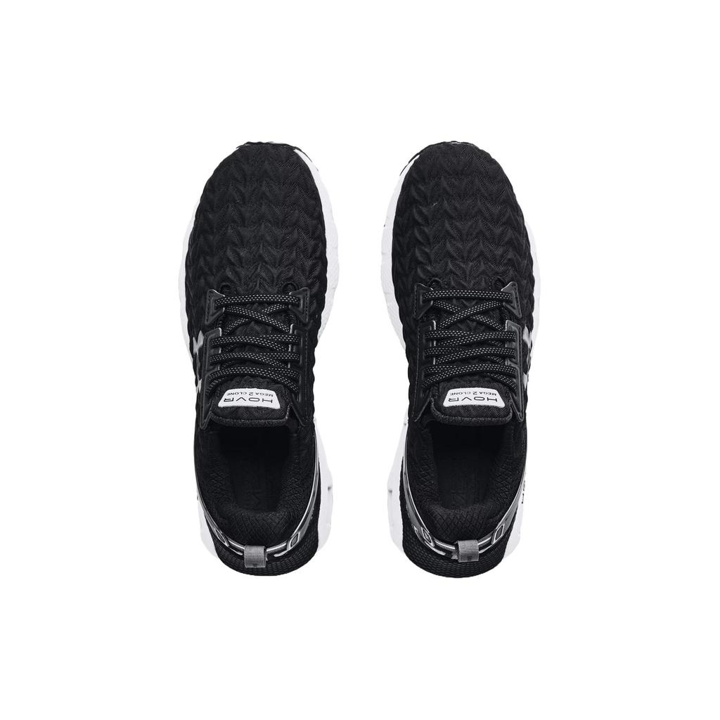 Under Armour HOVR Mega 2 Fabric Comfortable Sports Low-Top Lifestyle Shoes Men Sneakers Black 3025472-001