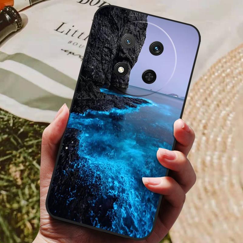 Чехол для Honor Magic7 Lite 5G Мягкая силиконовая задняя крышка из ТПУ для чехлов телефона Honor Magic 7 Lite Magic7Lite 7Lite Милый мультфильм