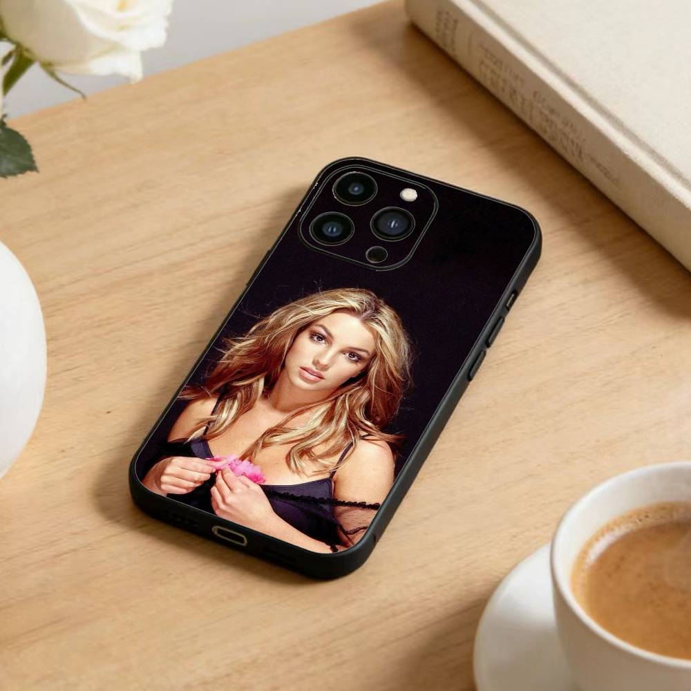 Чехол для телефона Singer V-Britney Spears для iPhone17,16,15,14,13,12 Plus,Max Мягкий силиконовый черный чехол