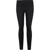 BT HR Soft Comfortable Solid Color Slim Fit Mid Waist Sports Long Pants Women Bottoms Black CV8435