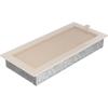 Vent Cover 17x37 Cream with Blinds
