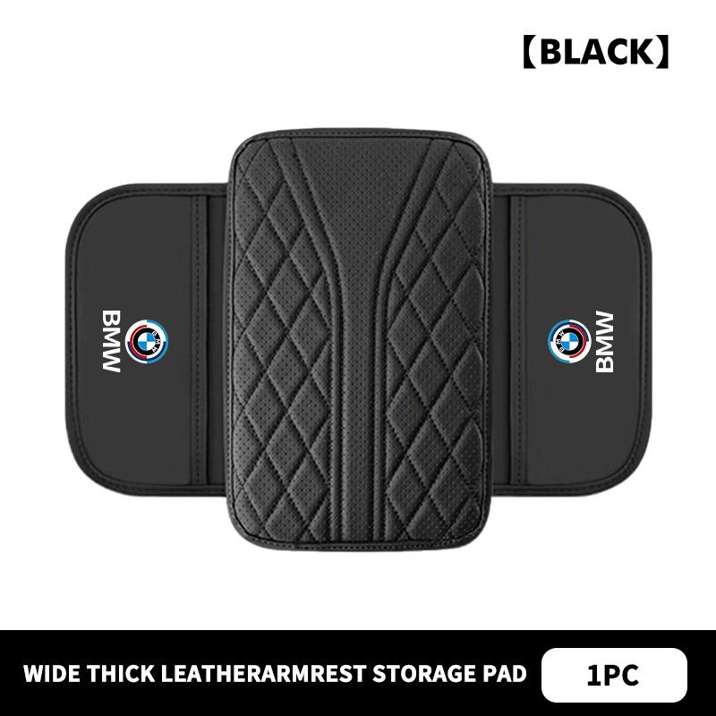 Leather Car Armrest Center Console Pad Auto Seat Arm Rest Mat For BMW 1 3 4 5 6 7 Series M X1 X3 Performance Alpina G20 F20 DHRJX1