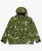 Bape Двухслойная куртка для сноуборда Multi Pixel Camo (M) зеленый