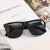 Glasses Tr9134 Polarized Tr90 Square Large Frame Big Face Personalized Sunglasses Women, Sunglasses Men
