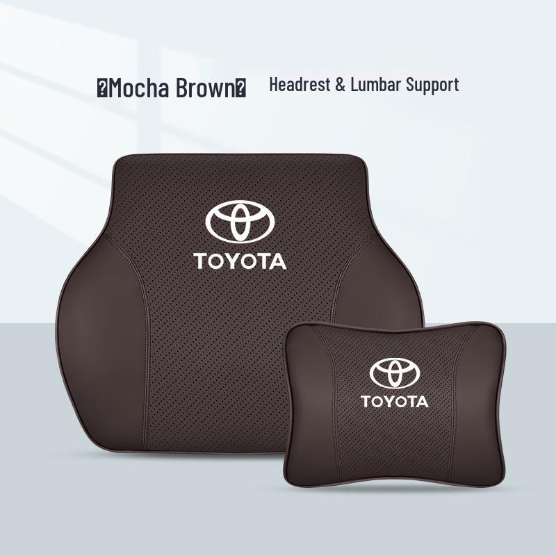 Подголовник и поясничная подушка для автомобилей Toyota: Corolla, RAV4, Camry, Highlander, Avalon