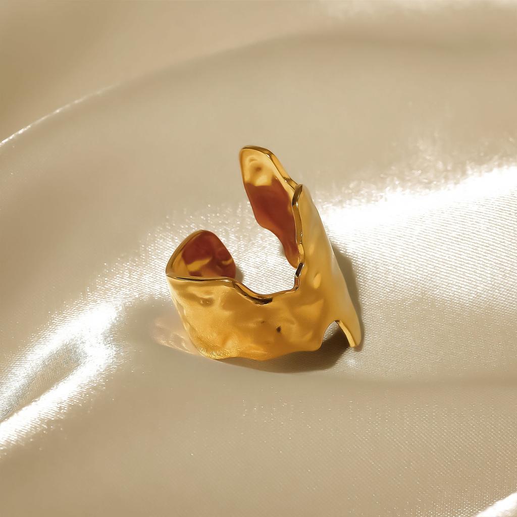 Модное женское кольцо из 1 части Женское кольцо Металлическое кольцо Глянцевое кольцо Металлическое кольцо Праздничный подарок