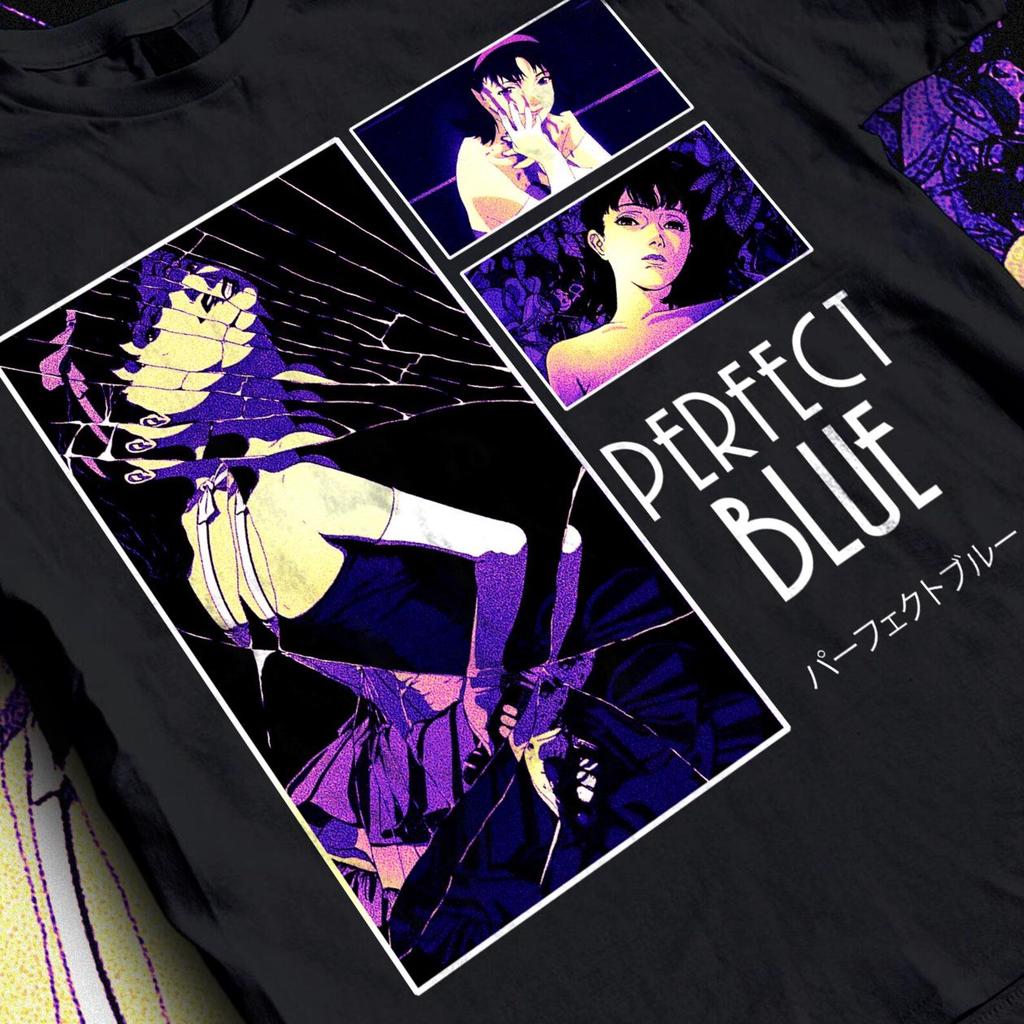Perfect Blue Anime Men's T-Shirt, Satoshi Kon Film, Cult Y2K Streetwear