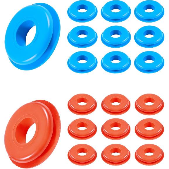 20PCS Glad Hand Seals,Car Accessories Air Lines for Semi Truck,Universal Rubber Glad Hand Seals,Automotive Weather Stripping,Compatible with