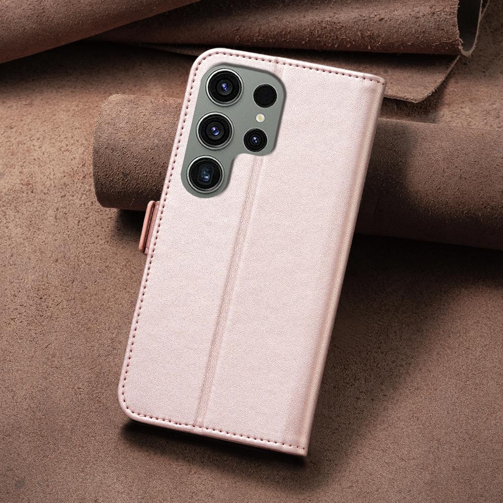 Магнитный кожаный чехол для Samsung Galaxy A16 A06 A55 A35 A15 A05 S25 S24 S23 S22 S21 S20 Ultra Holster Flip Cover Wallet Phone Bags для Samsung