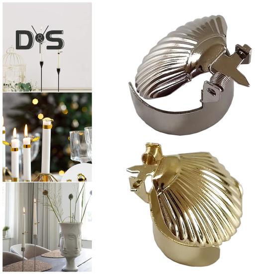 4 шт./компл. автоматический гаситель свечей металлический корпус фитиль свечи зажим для пламени регулируемое кольцо тушение свечи стопор свечи аксессуары