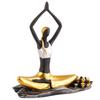 Resin Yoga Lady Home & Office Decor Showpiece,Multicolor
